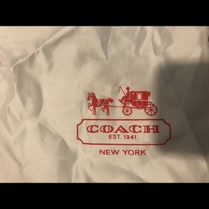 Large COACH dust cover